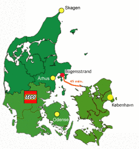 Bogensstrand ligger midt i Danmark